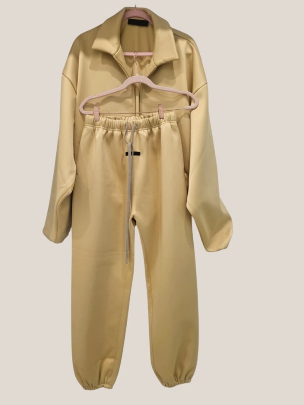 Fear of God Essentials Women's Amber Satin Bomber Jacket